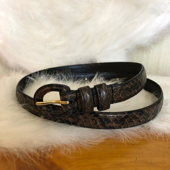 Laura Scott Accessories - 🔥Laura Scott Genuine Snakeskin Belt